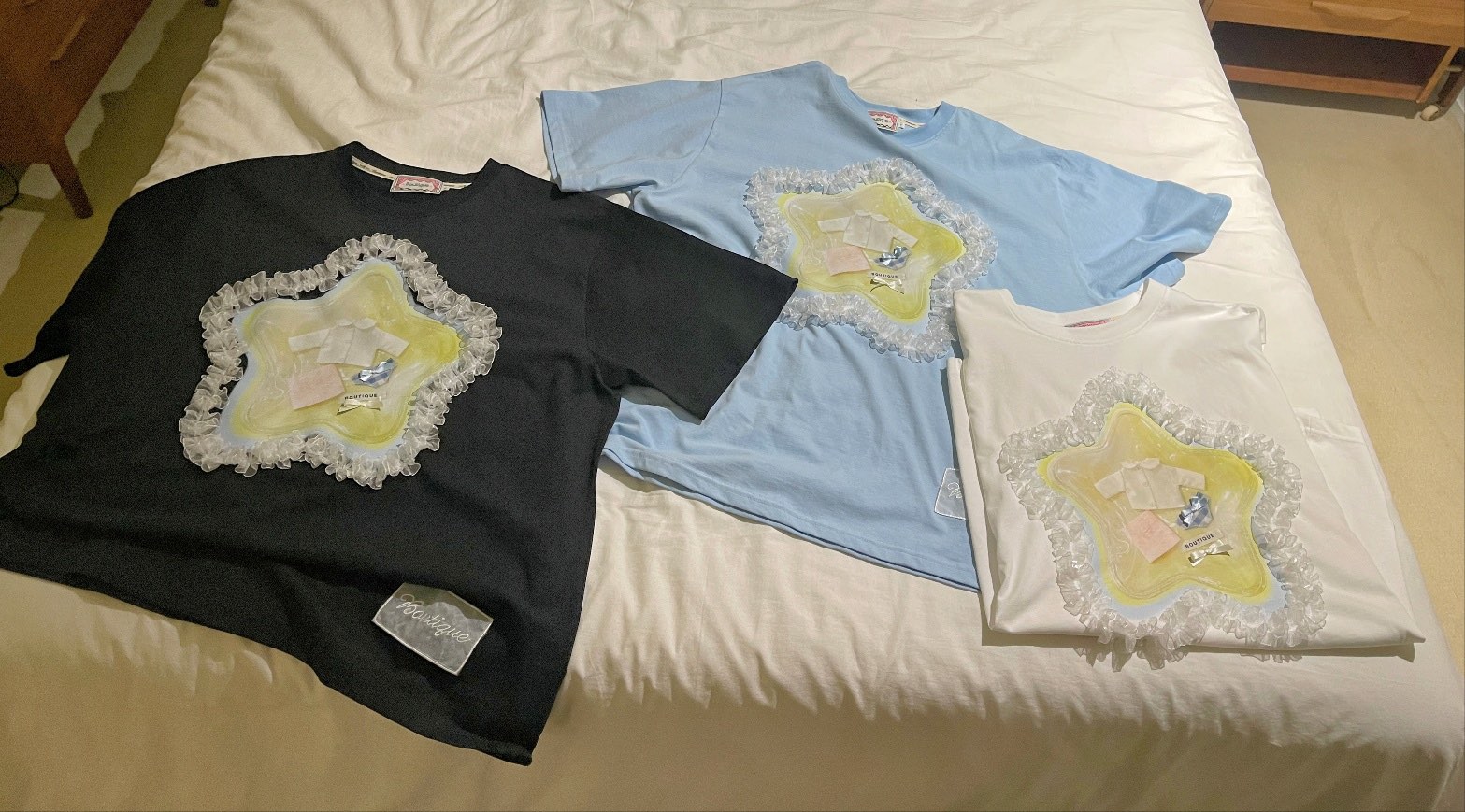 BOUTIQUE-L直郵韓國代購㊣女裝新品時尚人氣25春夏熱賣T恤BOUTIQUE-LT恤