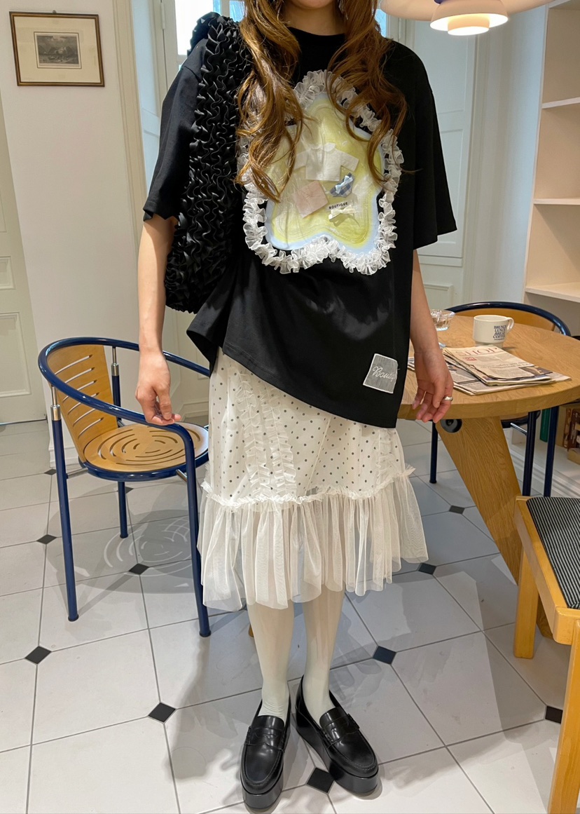 BOUTIQUE-L直郵韓國代購㊣女裝新品時尚人氣25春夏熱賣T恤BOUTIQUE-LT恤