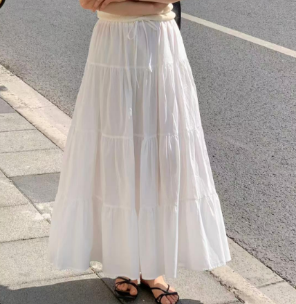 ALL OVER直郵韓國代購㊣女裝新款推薦25春夏人氣休閑時尚長裙ALL OVER長裙圖色1