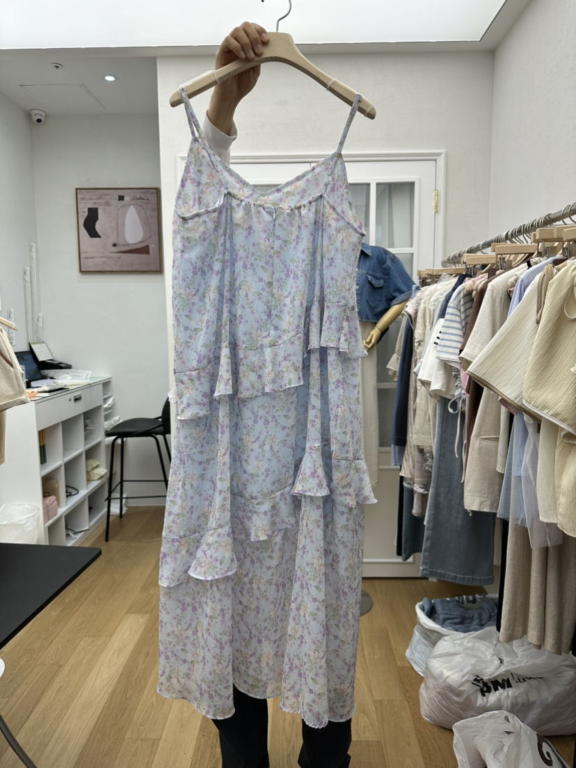 RE:FRESH-L韓國㊣直郵東大門代購女裝新品推薦人氣休閑連衣裙RE:FRESH連衣裙