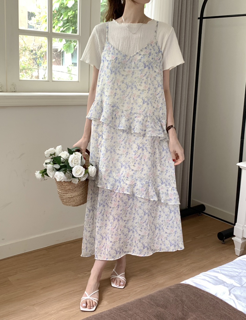 RE:FRESH-L韓國㊣直郵東大門代購女裝新品推薦人氣休閑連衣裙RE:FRESH連衣裙