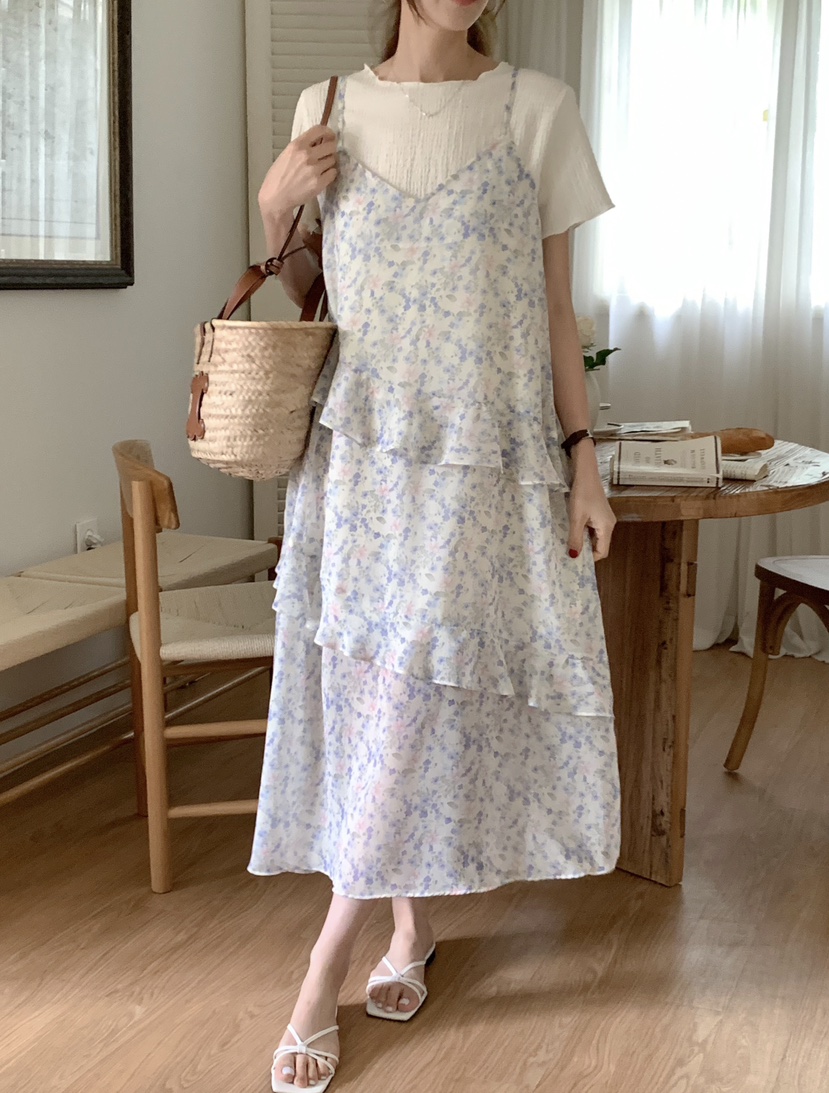 RE:FRESH-L韓國㊣直郵東大門代購女裝新品推薦人氣休閑連衣裙RE:FRESH連衣裙