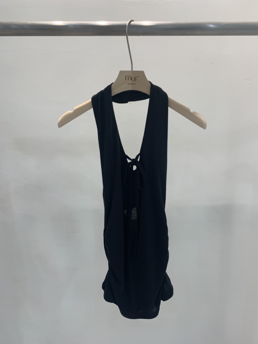 MURMUR直郵韓國代購㊣女裝新品時尚人氣休閑熱賣吊帶背心褶皺MURMUR吊帶/背心圖色2