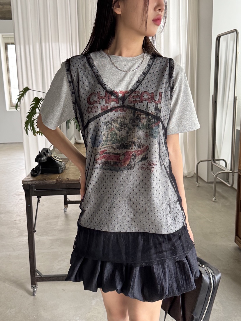 SUNDER MARKET直郵韓國代購㊣女裝新品時尚吊帶背心不含內搭SUNDER MARKET吊帶/背心