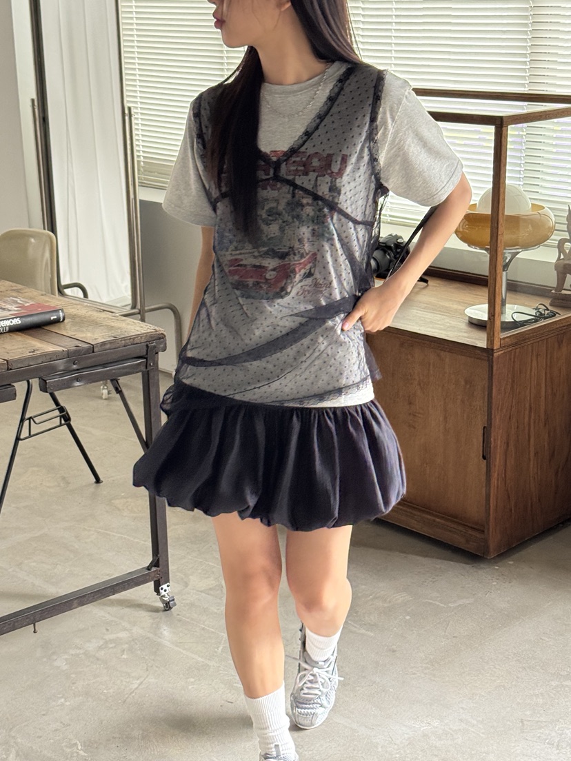 SUNDER MARKET直郵韓國代購㊣女裝新品時尚吊帶背心不含內搭SUNDER MARKET吊帶/背心