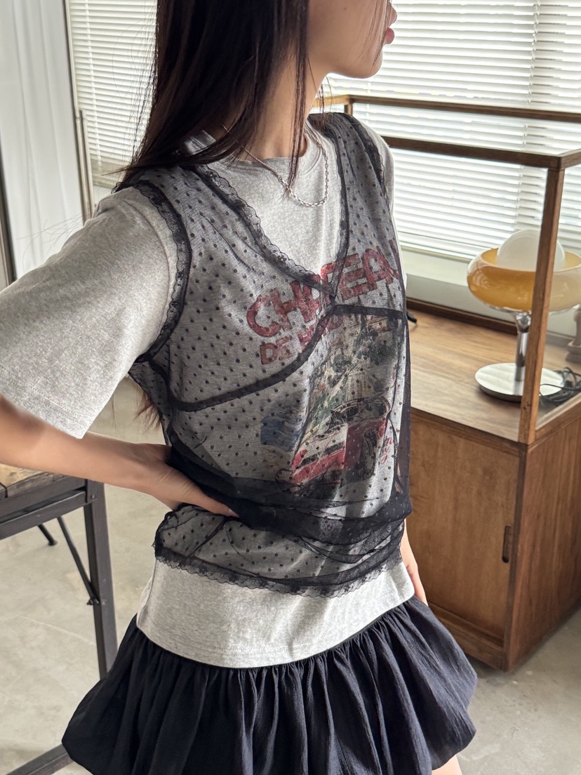SUNDER MARKET直郵韓國代購㊣女裝新品時尚吊帶背心不含內搭SUNDER MARKET吊帶/背心