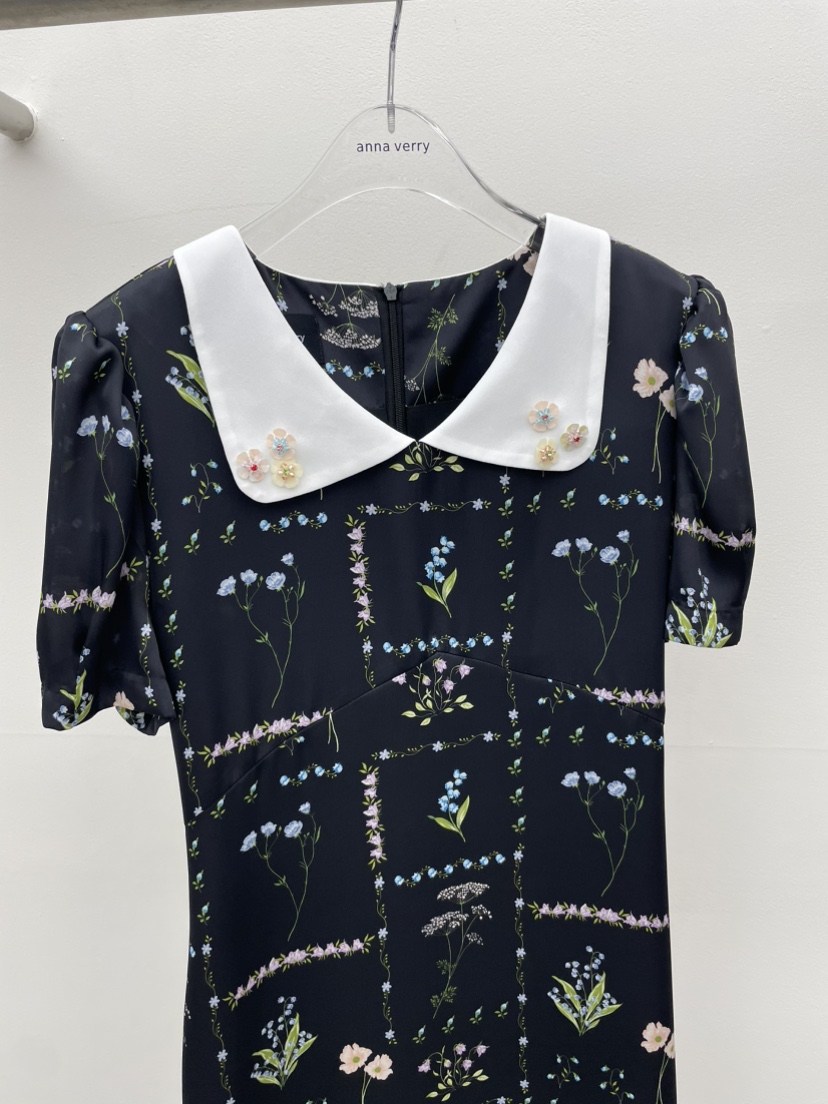 ANNA VERRY-P韓國直郵㊣東大門實拍女裝新品休閑25春夏連衣裙ANNA VERRY/BELIEVE連衣裙
