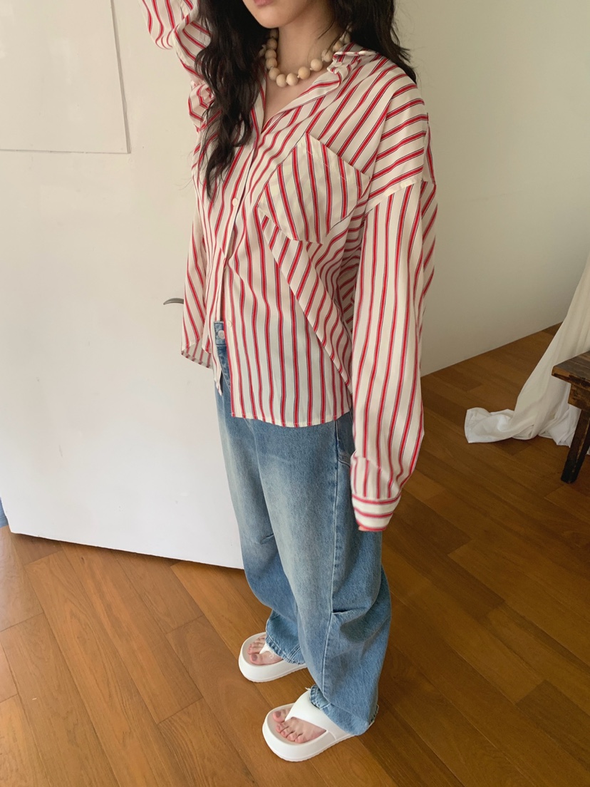 JKICHI韓國㊣直郵東大門代購女裝新品時尚推薦熱賣襯衫蕾絲衫JKICHI襯衫/蕾絲衫