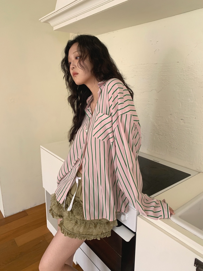 JKICHI韓國㊣直郵東大門代購女裝新品時尚推薦熱賣襯衫蕾絲衫JKICHI襯衫/蕾絲衫