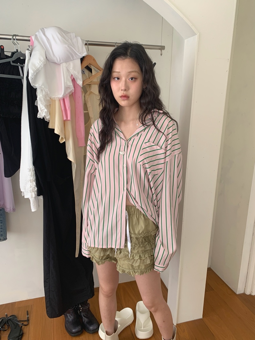 JKICHI韓國㊣直郵東大門代購女裝新品時尚推薦熱賣襯衫蕾絲衫JKICHI襯衫/蕾絲衫圖色2
