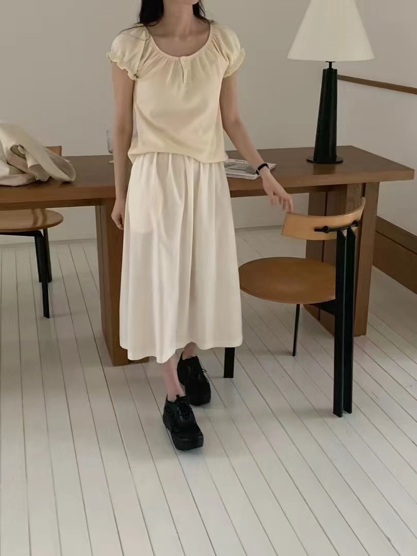 MOOD BEIGE韓國㊣直郵東大門代購女裝新品熱賣時尚人氣T恤MOOD BEIGET恤