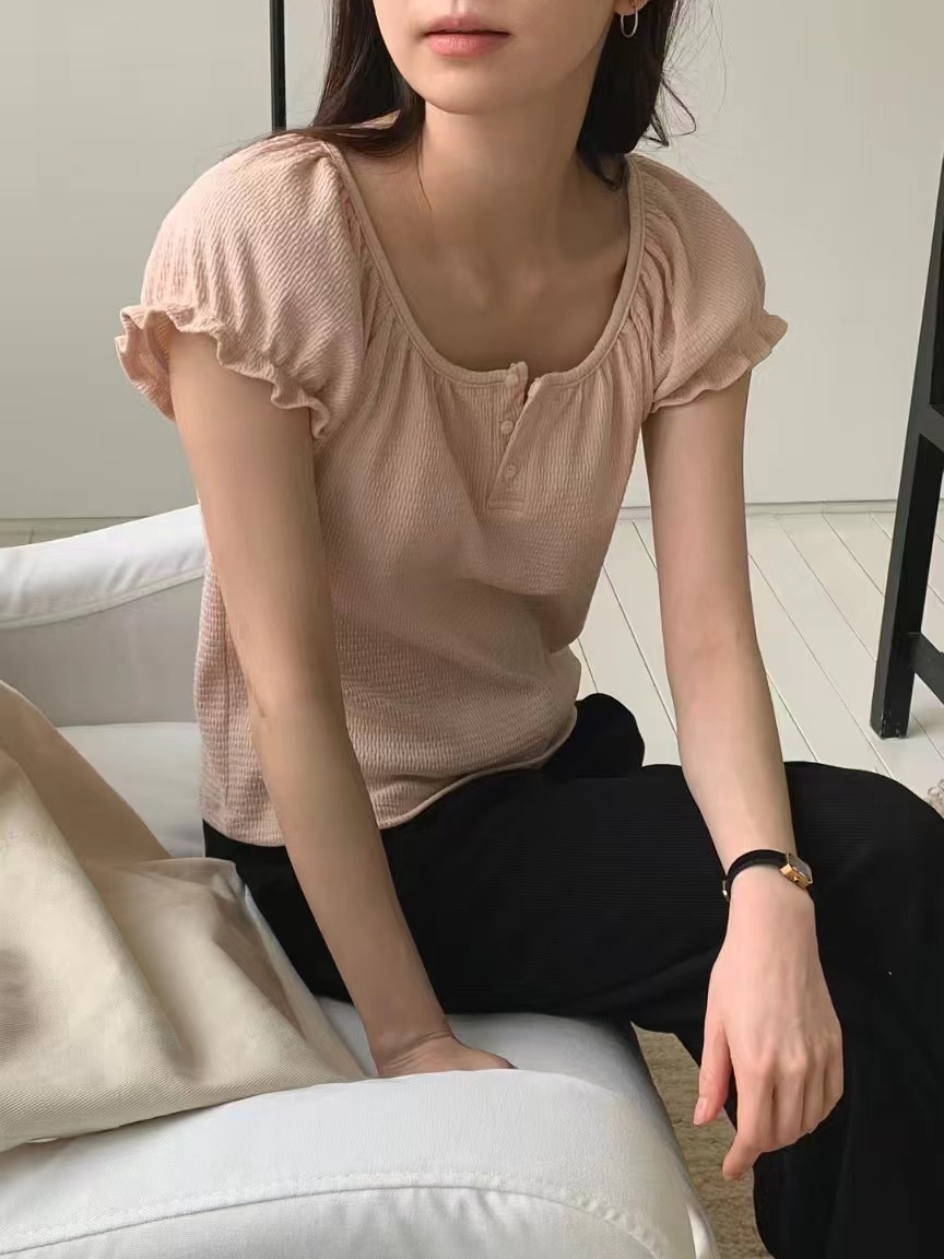 MOOD BEIGE韓國㊣直郵東大門代購女裝新品熱賣時尚人氣T恤MOOD BEIGET恤