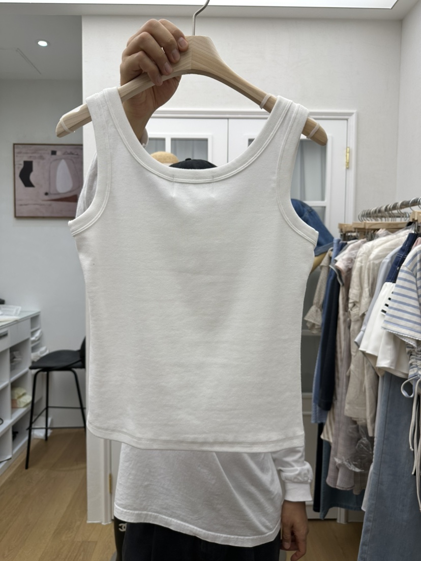 RE:FRESH-L韓國㊣直郵東大門代購女裝新品推薦25春夏吊帶背心RE:FRESH吊帶/背心