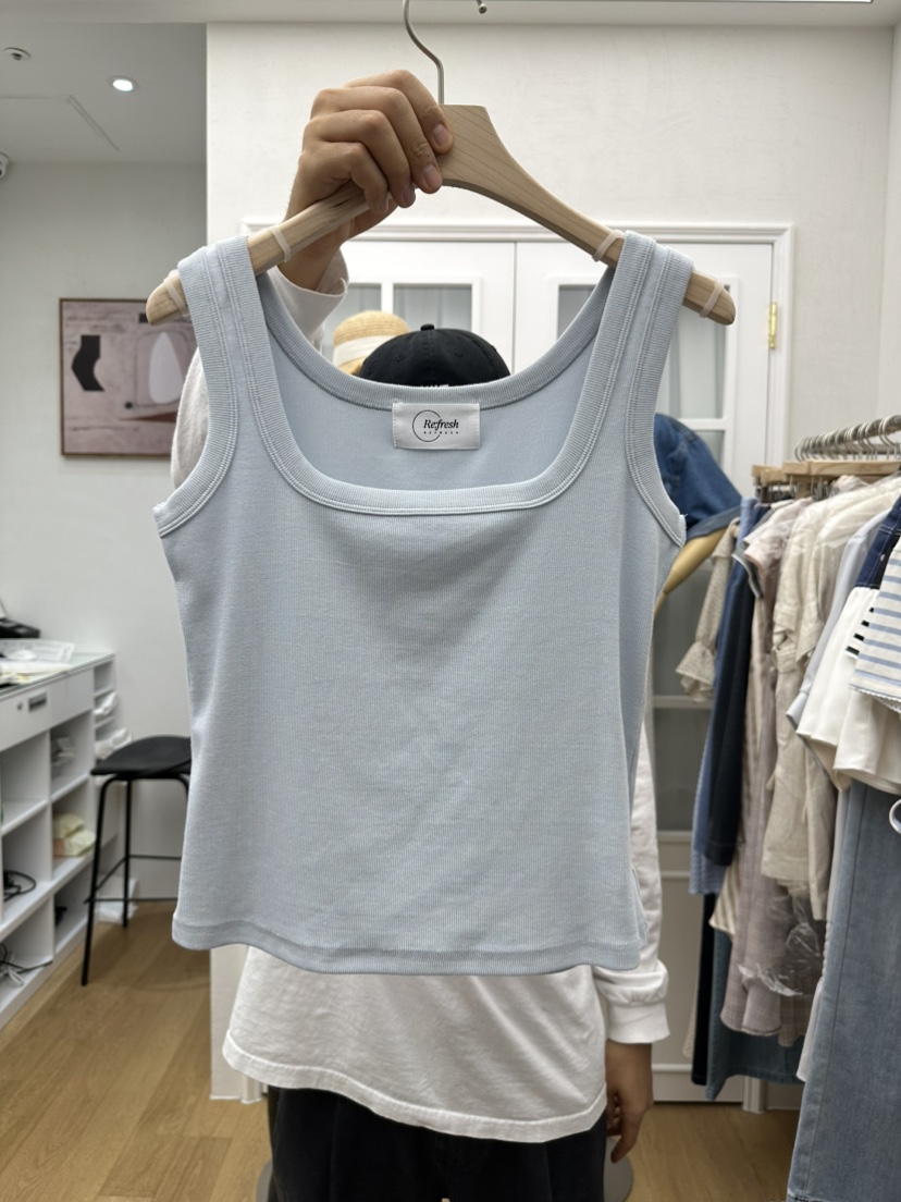 RE:FRESH-L韓國㊣直郵東大門代購女裝新品推薦25春夏吊帶背心RE:FRESH吊帶/背心圖色2