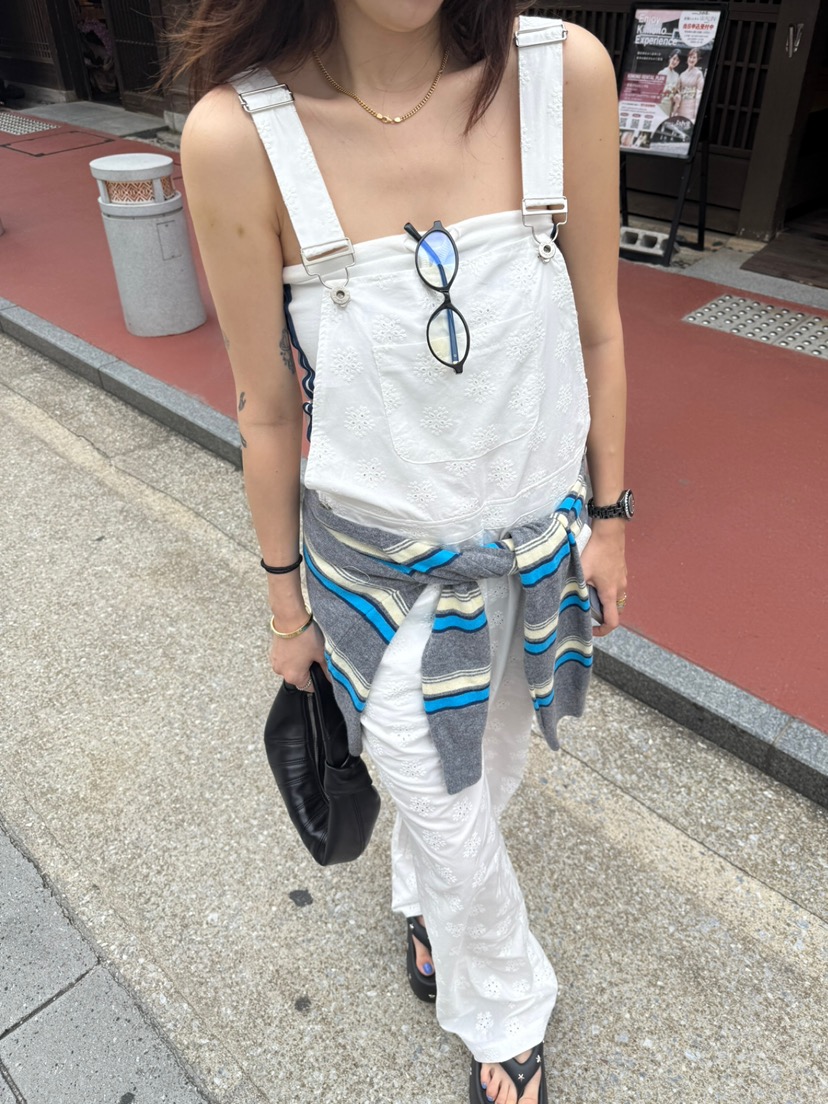 SOLAR韓國直郵㊣女裝新品熱賣推薦人氣時尚休閑25春夏背帶褲蕾絲SOLAR背帶褲