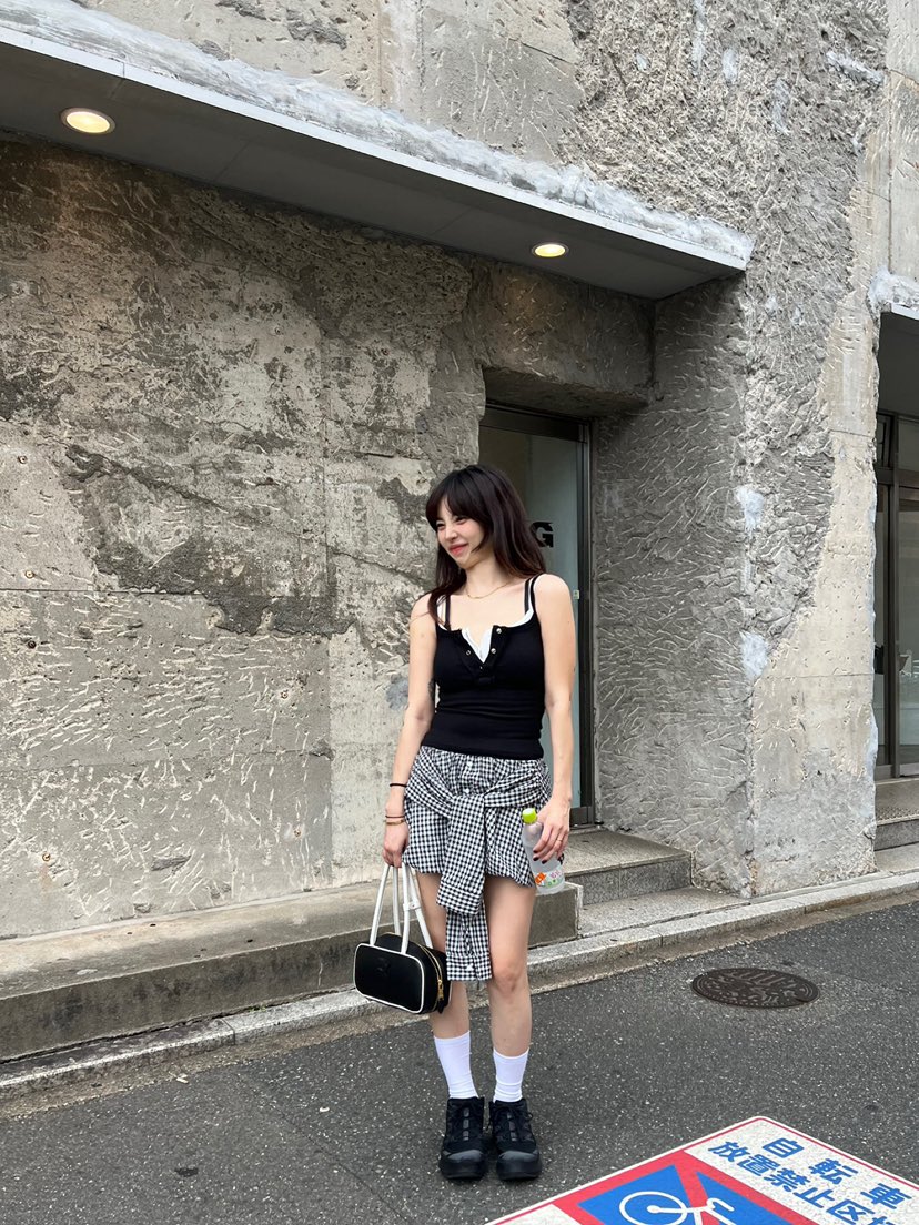 SOLAR直郵韓國代購㊣女裝新品時尚休閑人氣25春夏熱賣吊帶背心SOLAR吊帶/背心