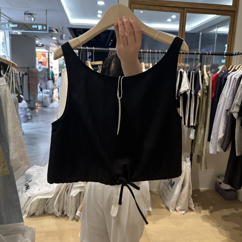 OVERTAKE韓國直郵㊣東大門實拍女裝新款人氣時尚熱賣吊帶背心OVERTAKE吊帶/背心圖色2