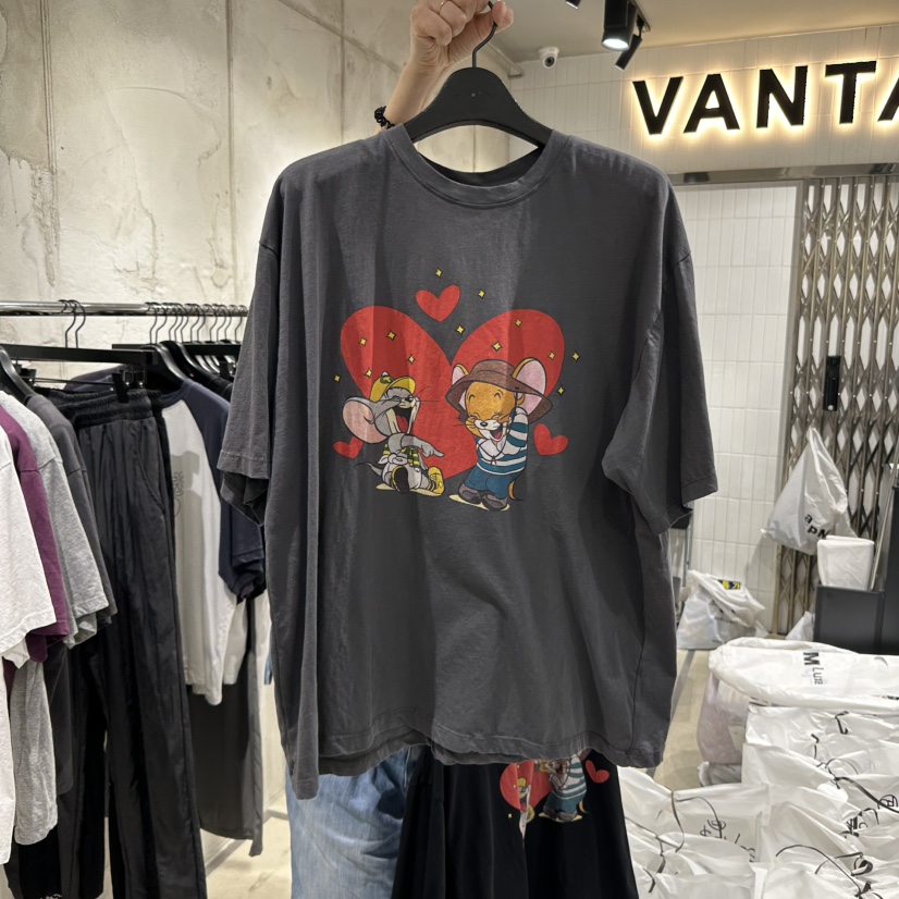 VANTA直郵韓國代購㊣女裝新款推薦熱賣休閑人氣時尚25春夏T恤VANTAT恤圖色2