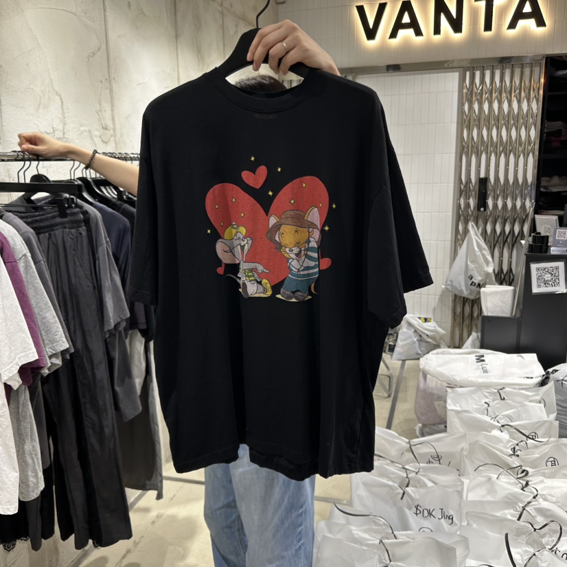 VANTA直郵韓國代購㊣女裝新款推薦熱賣休閑人氣時尚25春夏T恤VANTAT恤圖色3