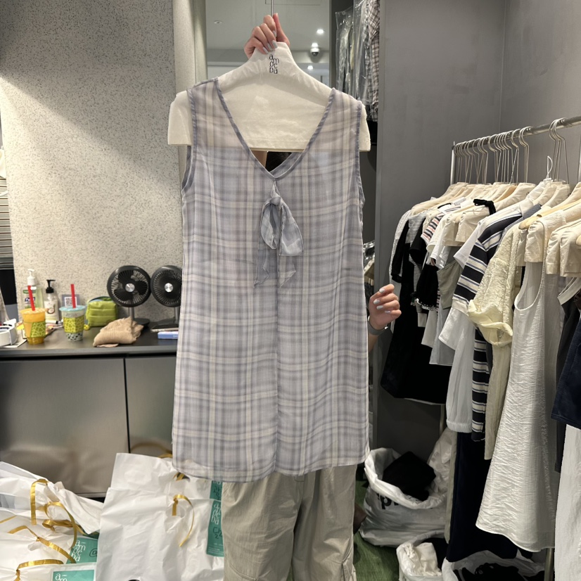 AMOEBA韓國㊣直郵東大門代購女裝新款推薦25春夏連衣裙雙面AMOEBA連衣裙