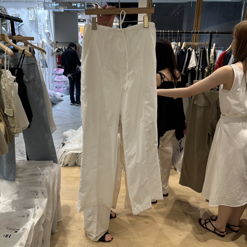 OVERTAKE直郵韓國代購㊣女裝新款時尚熱賣人氣25春夏休閑褲OVERTAKE休閑褲