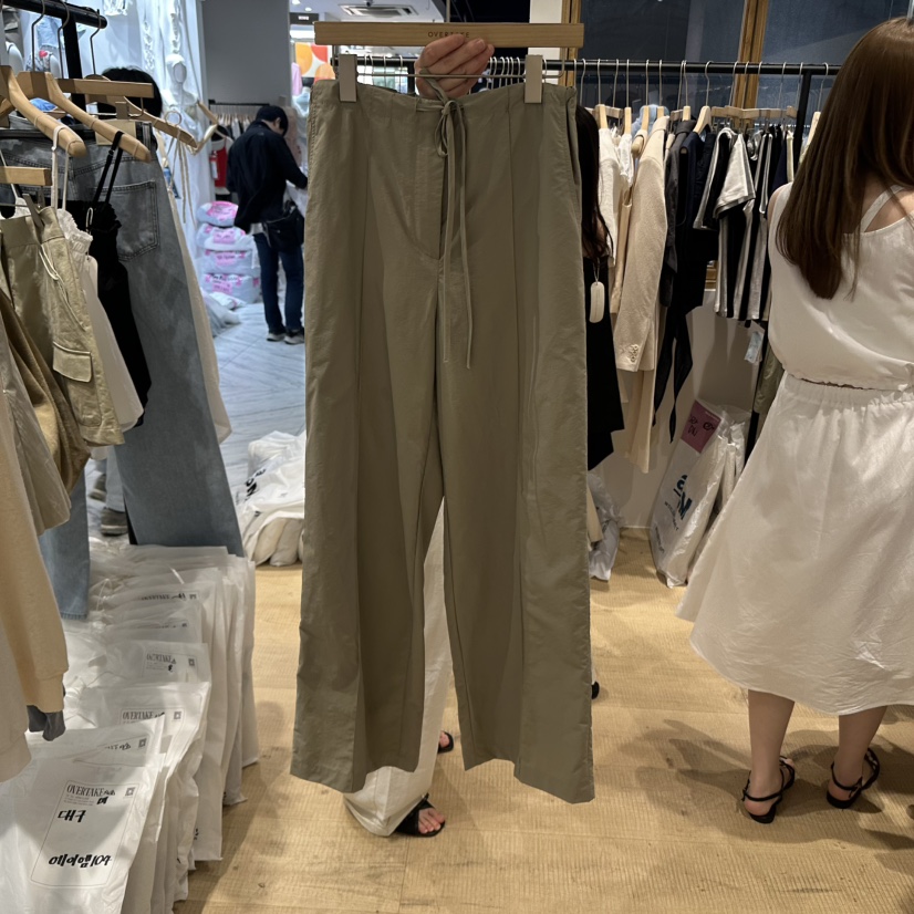 OVERTAKE直郵韓國代購㊣女裝新款時尚熱賣人氣25春夏休閑褲OVERTAKE休閑褲圖色2