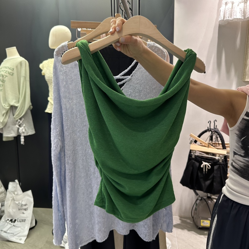 UNA/THE MAY韓國直郵㊣東大門實拍女裝新款人氣熱賣吊帶背心THEMAY/UNA吊帶/背心