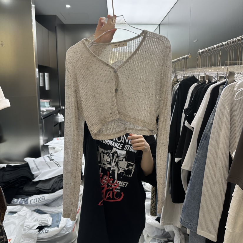 MADCITY韓國直郵㊣女裝新款熱賣25春夏時尚推薦休閑人氣針織衫MADCITY針織衫圖色2