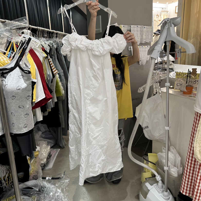 MOMAZU直郵韓國代購㊣女裝新款推薦25春夏人氣熱賣休閑連衣裙MOMAZU連衣裙