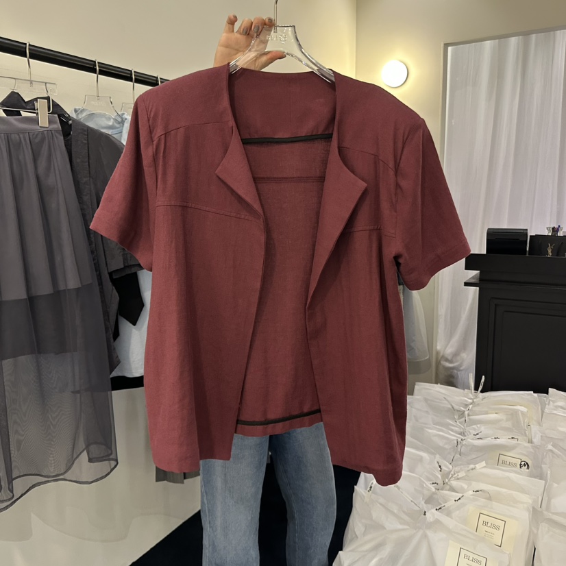 BLISS韓國㊣直郵東大門代購女裝新品時尚推薦熱賣人氣25春夏夾克BLISS夾克