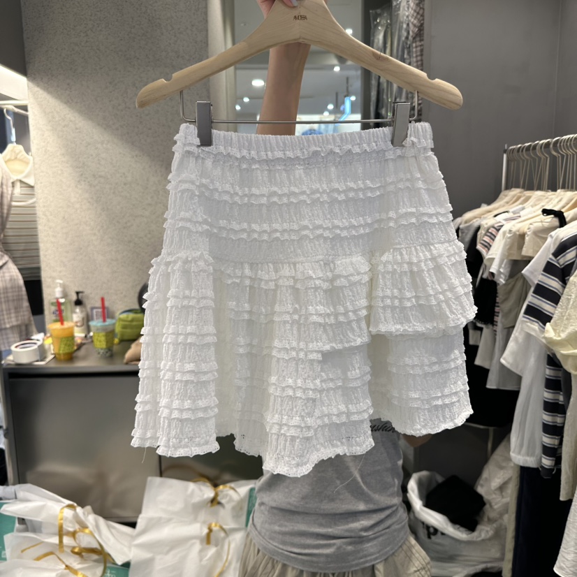 AMOEBA韓國直郵㊣女裝新品25春夏休閑推薦時尚熱賣短裙雙面AMOEBA短裙