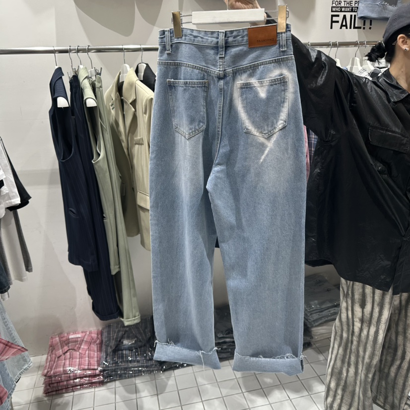 ZIPPER韓國㊣直郵東大門代購女裝新款推薦熱賣時尚休閑牛仔褲ZIPPER牛仔褲