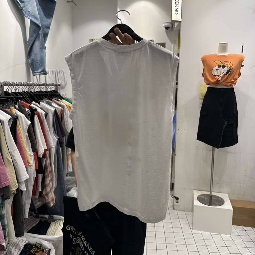 THE WEEKND直郵韓國代購㊣女裝新品熱賣推薦人氣時尚吊帶背心THE WEEKND吊帶/背心