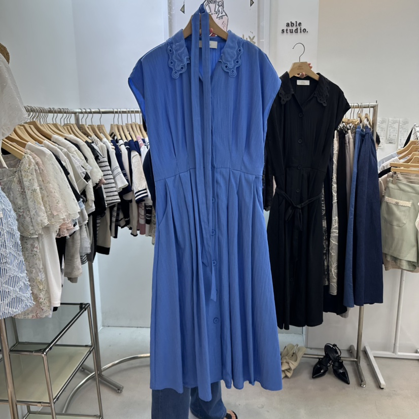 ABLESTUDIO韓國㊣直郵東大門代購女裝新款人氣休閑25春夏連衣裙ABLE STUDIO連衣裙圖色1