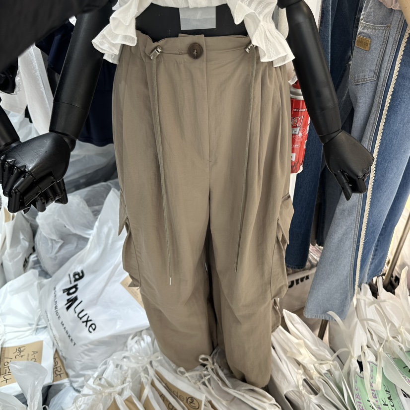 A-DEL直郵韓國代購㊣女裝新品熱賣推薦時尚休閑25春夏休閑褲A-DEL休閑褲圖色3
