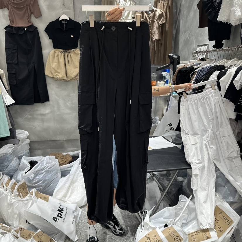 A-DEL直郵韓國代購㊣女裝新品熱賣推薦時尚休閑25春夏休閑褲A-DEL休閑褲圖色4