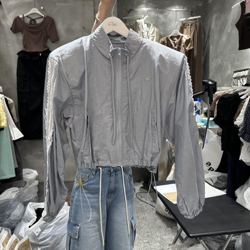 A-DEL直郵韓國代購㊣女裝新品25春夏休閑推薦時尚人氣夾克A-DEL夾克