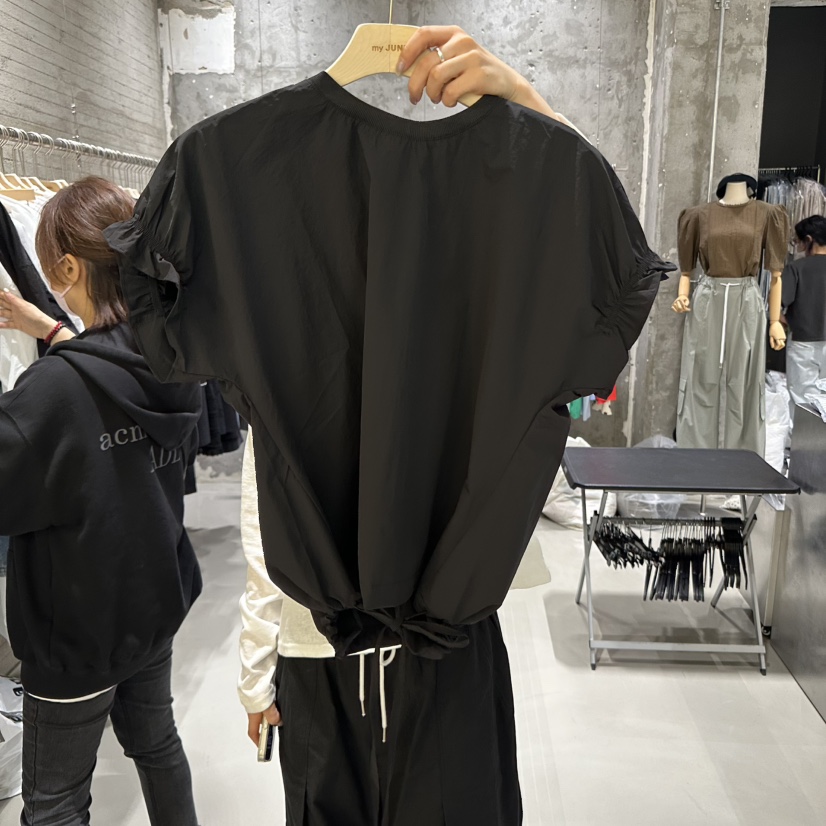 JUNI韓國㊣直郵東大門代購女裝新品人氣時尚25春夏襯衫蕾絲衫my juni襯衫/蕾絲衫圖色2