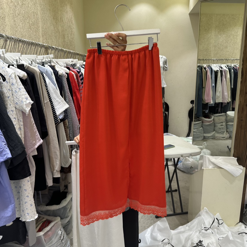 REFLAT韓國直郵㊣女裝新品25春夏人氣熱賣時尚休閑推薦長裙REFLAT長裙