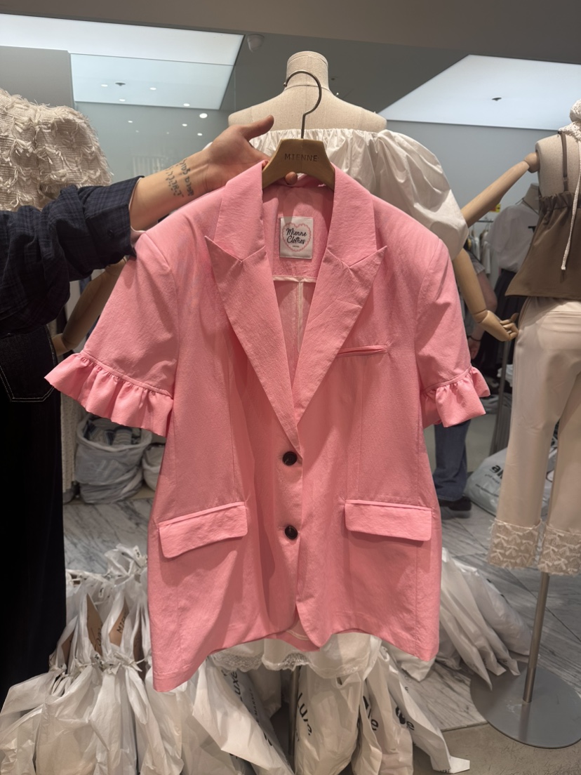 MIENNE直郵韓國代購㊣女裝新品25春夏人氣推薦休閑夾克兔子MIENNE夾克圖色2