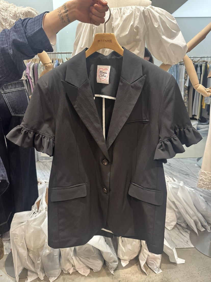 MIENNE直郵韓國代購㊣女裝新品25春夏人氣推薦休閑夾克兔子MIENNE夾克圖色4