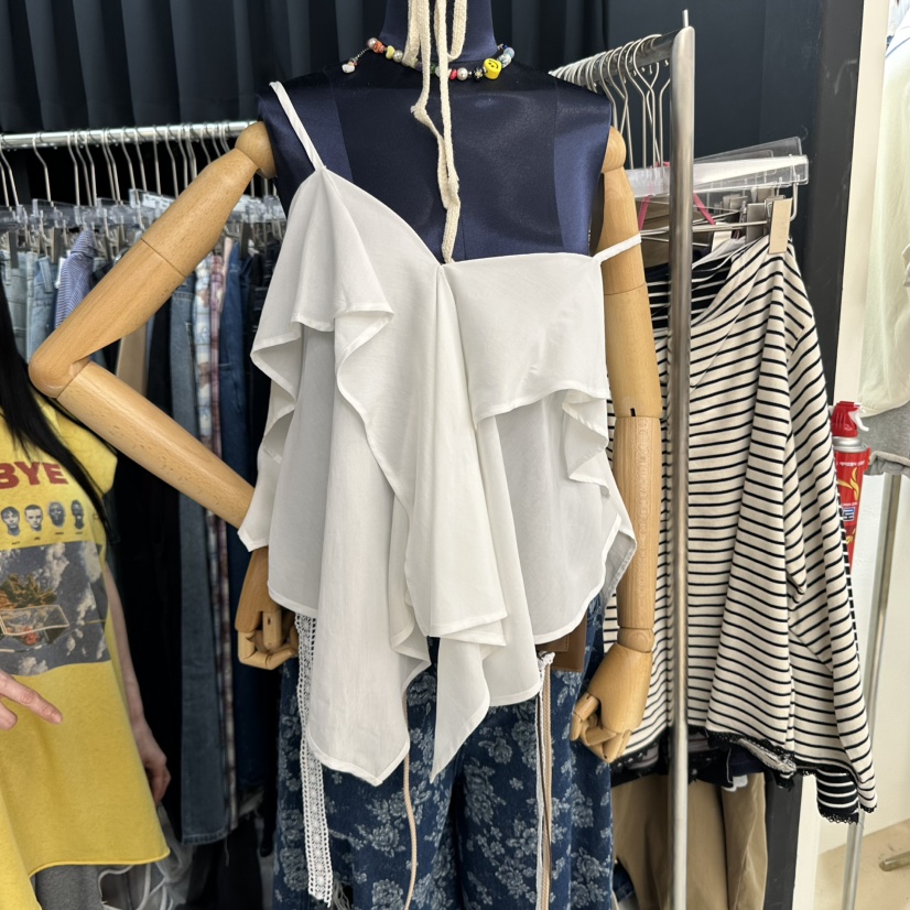 MOMAZU韓國㊣直郵東大門代購女裝新品25春夏時尚熱賣吊帶背心MOMAZU吊帶/背心