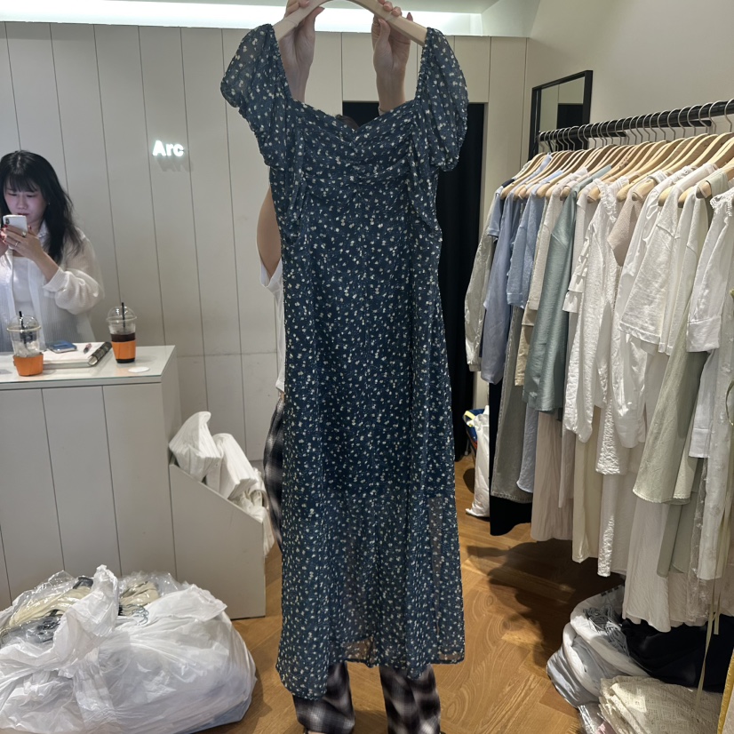 ARC韓國㊣直郵東大門代購女裝新品時尚推薦人氣25春夏連衣裙ARC EN CIEL連衣裙圖色2
