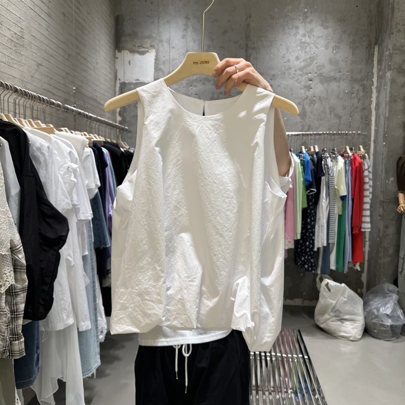 JUNI韓國直郵㊣東大門實拍女裝新品25春夏人氣熱賣吊帶背心my juni吊帶/背心