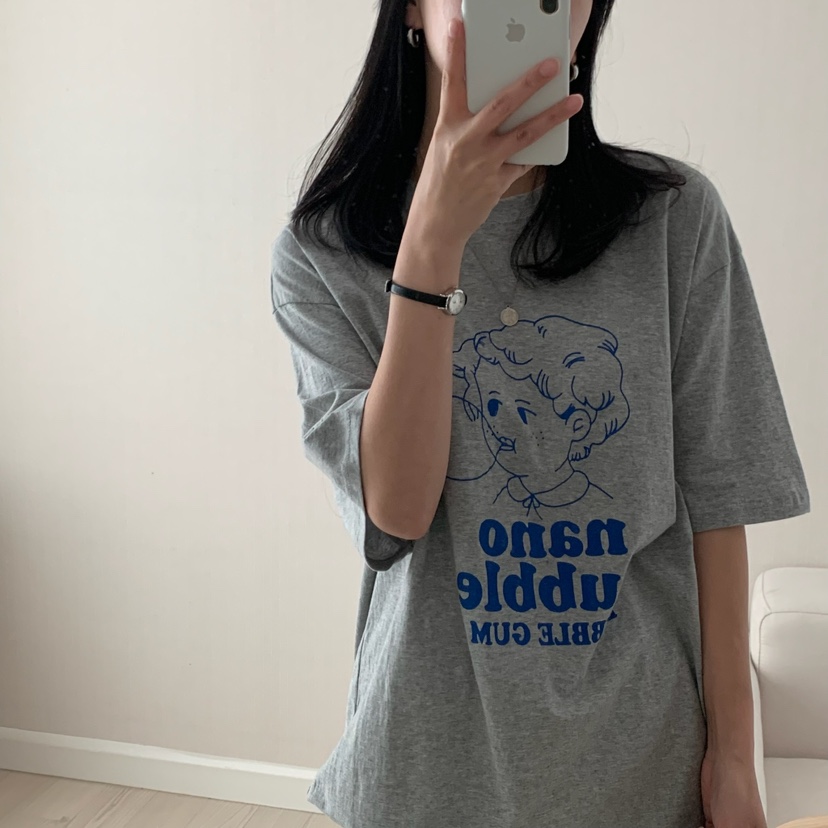 HELLO JINI韓國㊣直郵東大門代購女裝新品人氣25春夏熱賣T恤HELLO JINIT恤