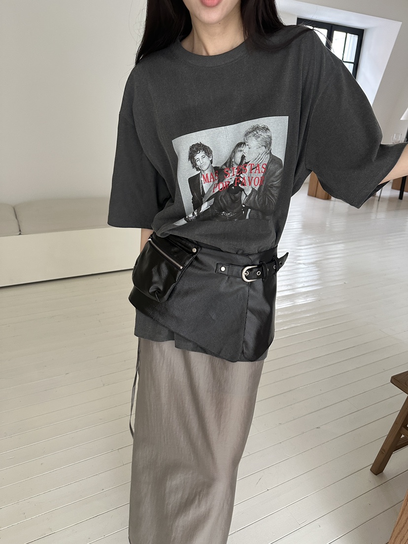 BOWIE韓國㊣直郵東大門代購女裝新品人氣熱賣推薦時尚25春夏T恤BOWIET恤
