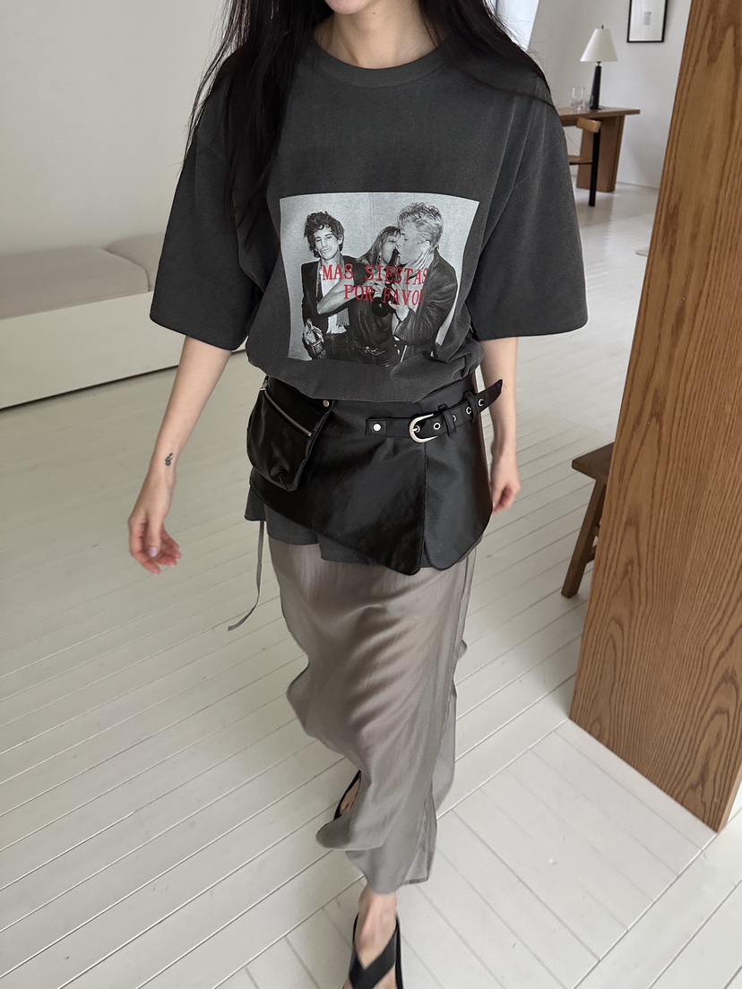 BOWIE韓國㊣直郵東大門代購女裝新品人氣熱賣推薦時尚25春夏T恤BOWIET恤