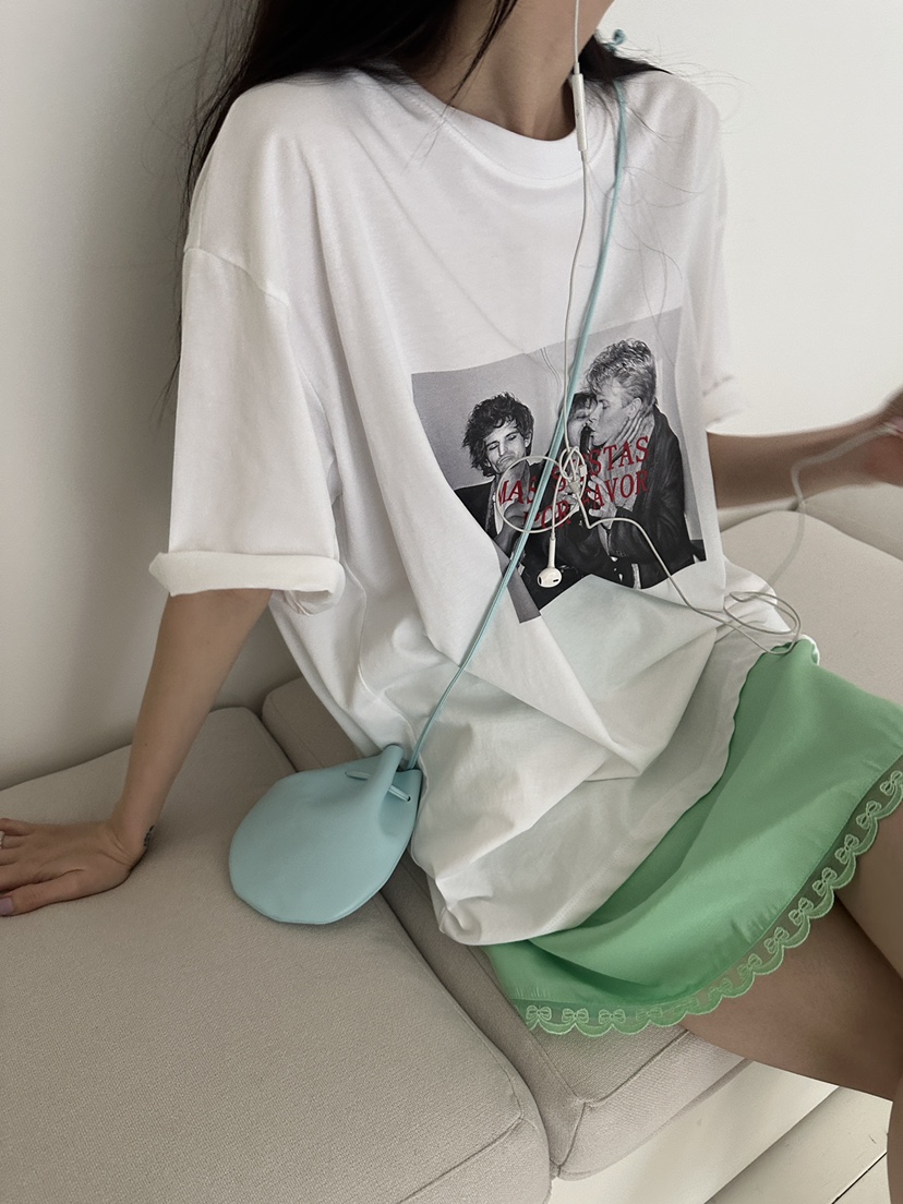 BOWIE韓國㊣直郵東大門代購女裝新品人氣熱賣推薦時尚25春夏T恤BOWIET恤