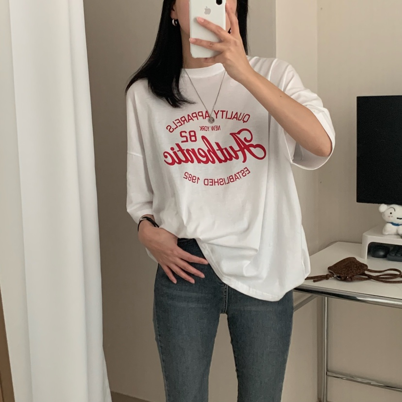 HELLO JINI韓國直郵㊣女裝新品休閑時尚熱賣推薦人氣25春夏T恤HELLO JINIT恤
