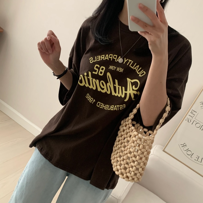 HELLO JINI韓國直郵㊣女裝新品休閑時尚熱賣推薦人氣25春夏T恤HELLO JINIT恤
